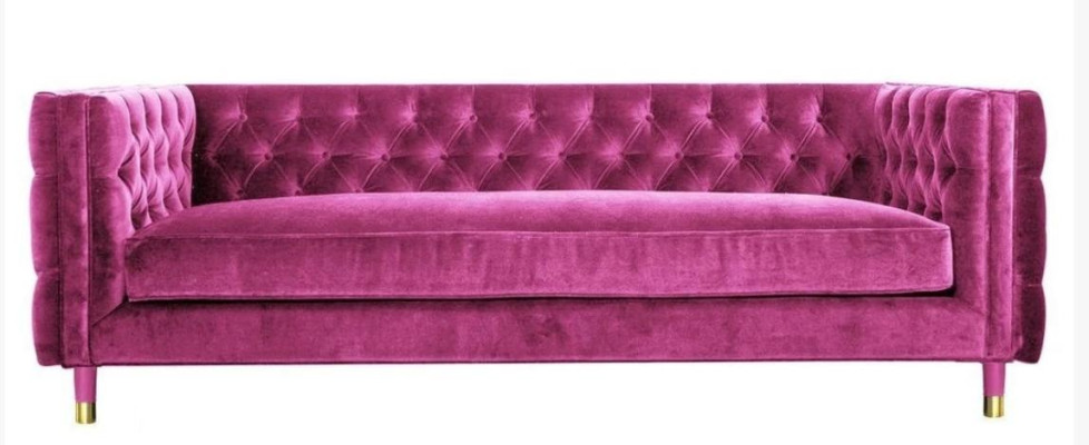 Chesterfield Sofa Living room Fabric Sofa Couch Upholstery Seat Suite 3 Seater Sofas new