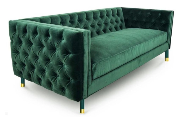 Chesterfield Sofa Living room Fabric Sofa Couch Upholstery Seat Suite 3 Seater Sofas new