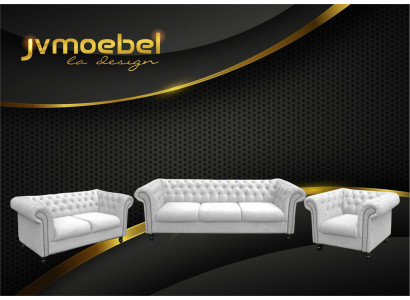 Three seater fabric living room white design sofa sofas velvet xxl big upholstery couches