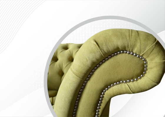 Chesterfield Sofa Couch Upholstery Suite 1.5 Sofas Classic Single Seater