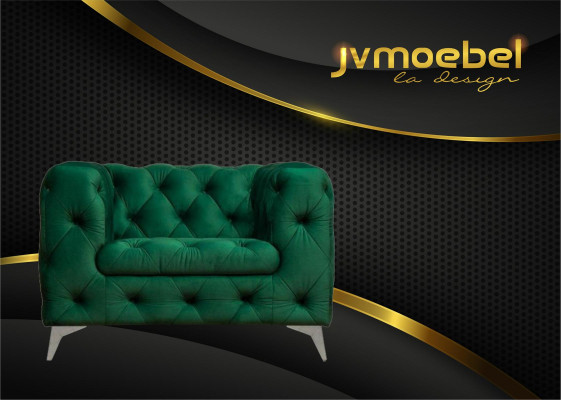 Chesterfield Armchair Luxury Single Seater Chesterfield Upholstery Sofa Lounge Club Velvet