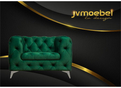 Chesterfield Armchair Luxury Single Seater Chesterfield Upholstery Sofa Lounge Club Velvet