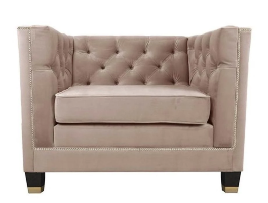 Armchair Chesterfield Textile Fabric Purple Creative Furniture new Living room Modern