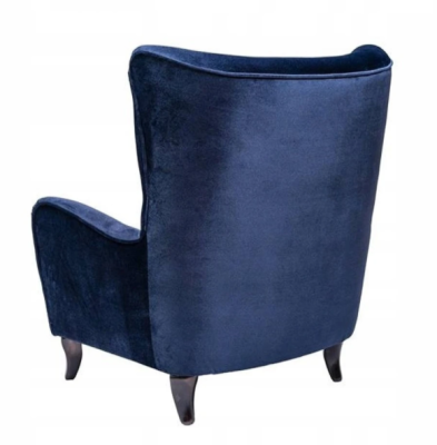 Armchair Textile Fabric Chesterfield Velvet Furniture Living room Modern Couches Blue