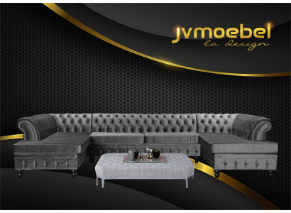 Modern Design Luxury Coffee table Textile Chesterfield Living room table Coffee tables