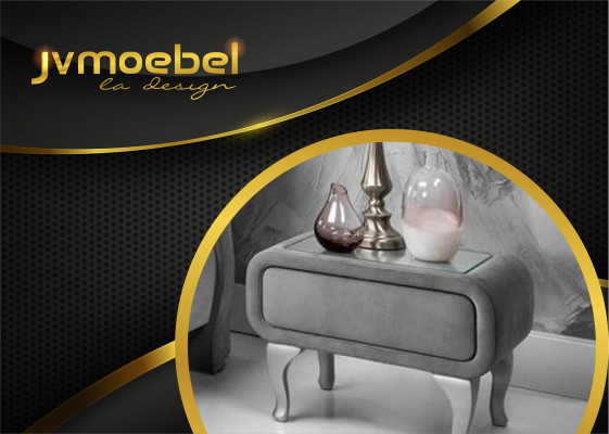 Bedside table Upholstered Wood Bedside tables Table Consoles Night Modern Style Console