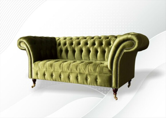 Sofa Two-seater 2 Seater Classic Upholstery new Couches Chesterfield Couch new