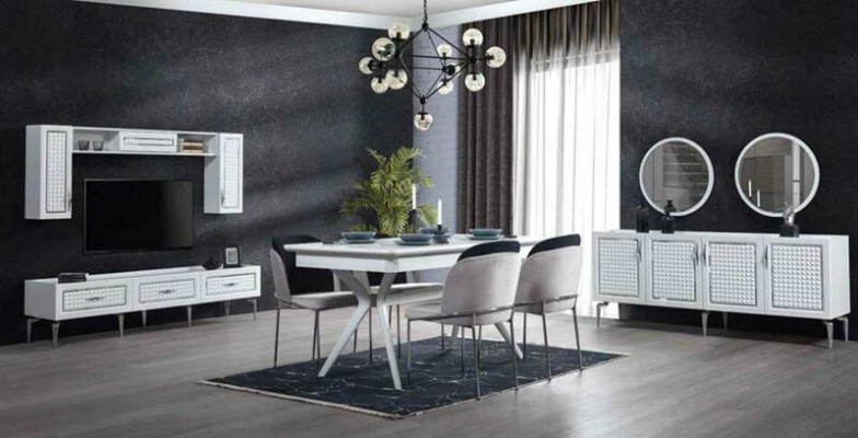 Dining table Group 4x Chairs Dining set n Chair Set Table 5pcs.