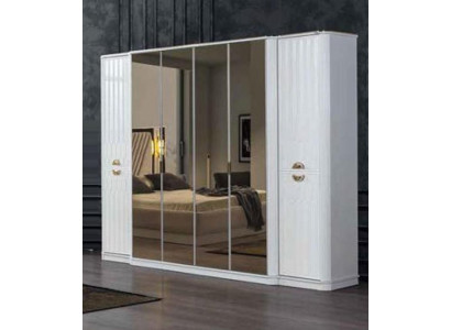 Wardrobe Mirror Wooden Furniture Cabinets Italy for Bedroom