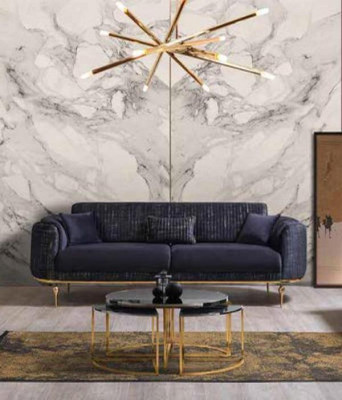 Luxury three-seater sofa couch modern couches Textile sofas Fabric 234cm