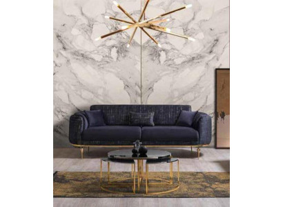 Luxury three-seater sofa couch modern couches Textile sofas Fabric 234cm