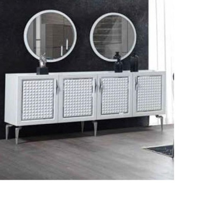 Console table Mirror Sideboard Set Italian style xxl Chests of drawers