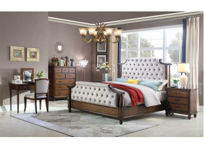 Design Bedroom 6 pcs. Bedroom Complete Set Bed Bedside table Chest of drawers new