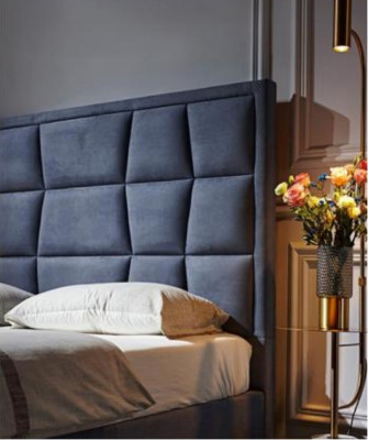 Design Bed Bedroom Beds Textile Hotel Luxury Upholstery Seat Fabric new Furniture