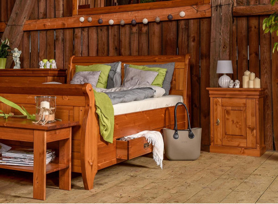 Luxury Bed 2x Bedside table 3 pieces. Set Beds Double bed Bedroom Hotel Ehe new