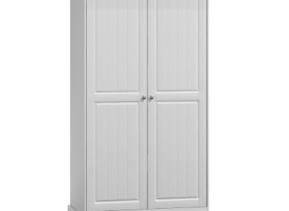 Country House Coat rack Wardrobe Multipurpose Wardrobe Wood Cabinets White