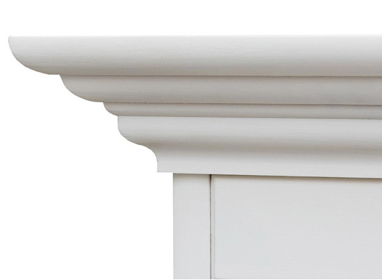 Country House Coat rack Wardrobe Multipurpose Wardrobe Wood Cabinets White
