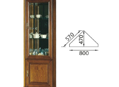 Classic r Display case Showcase Cabinet Corner Cabinet Wardrobe Solid Collector Showcases