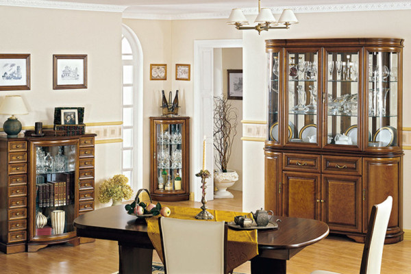 Real wood Display case hanging display case wall display case Classic r Designer Mirror - Z-W3