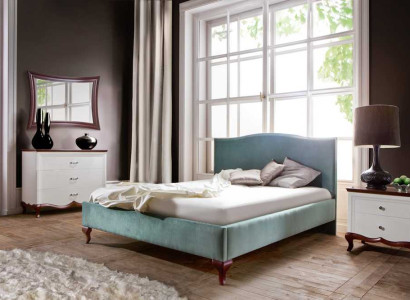 Designer Bed Beds Marriage bed Double bed Upholstered bed Leather bed - Model CL-2