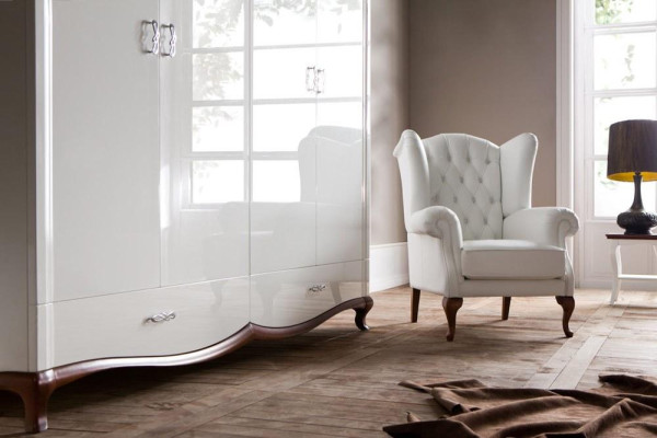 Armchair Design Furniture Upholstery Modern Relax Lounge Sofa Wing Chair Chesterfield