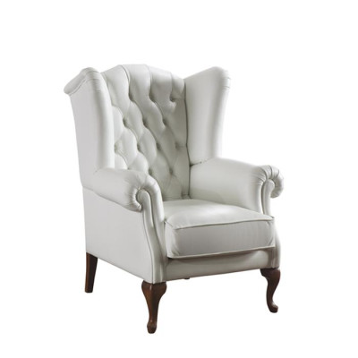 Armchair Design Furniture Upholstery Modern Relax Lounge Sofa Wing Chair Chesterfield