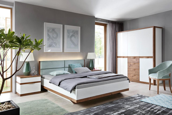 Classic s Bed Beds Double bed Wooden bed Country house - Model CM-B4