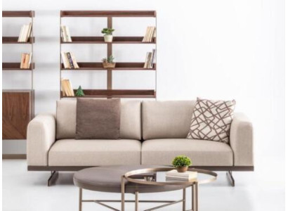 Modern double sofa in an elegant style made of high-quality material