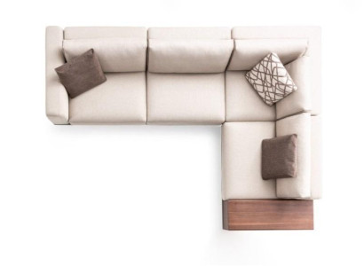 Sofa Corner sofa Fabric sofa L-shape Fabric Sofas Gray Modern Table Living room
