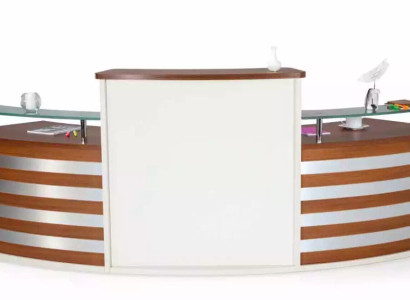 Aesthetic and comfortable reception desk in a classic design