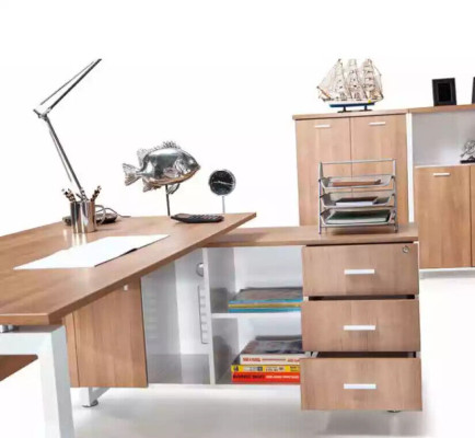 Office Furniture Desk Filing cabinet Coffee table 4pcs. Set of furnishings