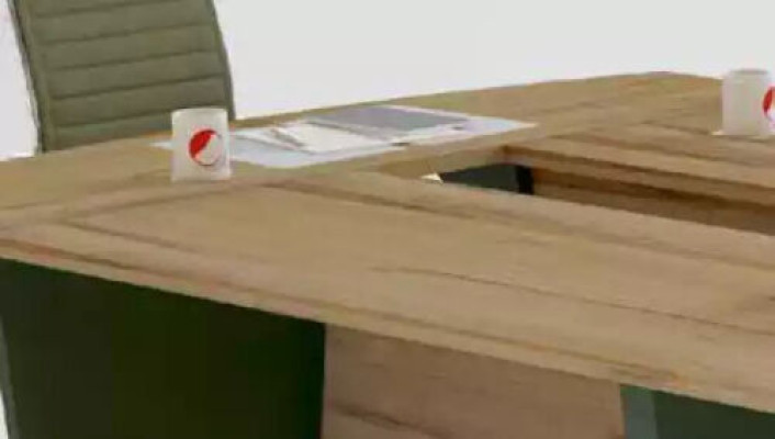 XXL meeting table Conference table Office desk 390x180 Large table Big