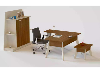 Corner desk Table Filing cabinet Coffee table Wardrobe Furniture Office 3pcs.