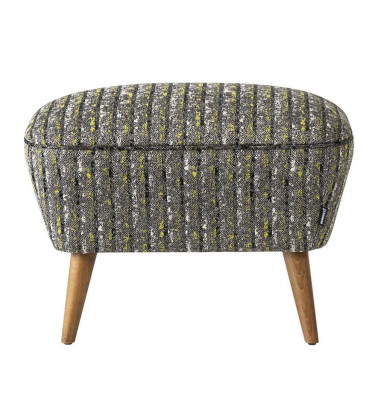 Stool Stool Puff Footstool Ottoman Fabric Gray Seat