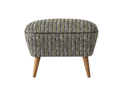 Stool Stool Puff Footstool Ottoman Fabric Gray Seat