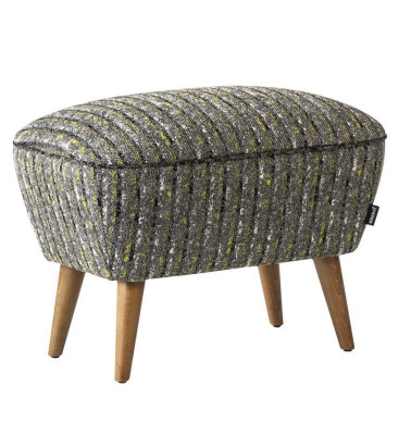 Stool Stool Puff Footstool Ottoman Fabric Gray Seat