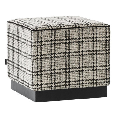 Modern Stool Upholstered furniture Gray Ottoman Footstool Luxury Furniture