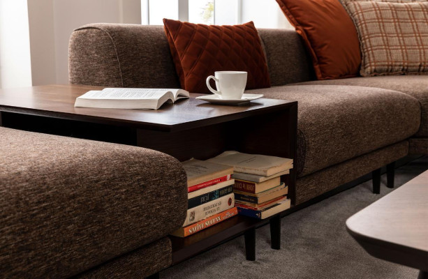 Modern Corner sofa L-shape Couch Fabric sofas stainless steel Living room furniture new