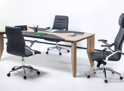 Conference table Office Furniture Furnishings Office desk 220x100 cm Conference table