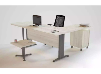 Luxury Desk Chest of drawers Coffee table 3 pcs. Set Furniture Furnishings Table Wood