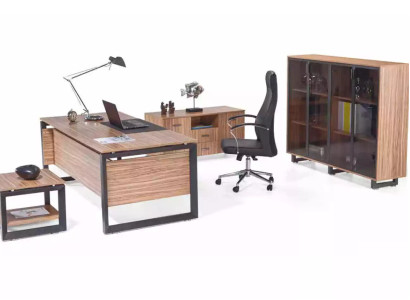 Office furniture Desk Chest of drawers Filing cabinet Coffee table Furnishings 4pcs.