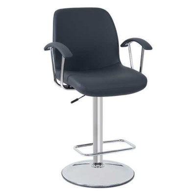 Modern Gray Chair Designer Bar Stool Metal Stylish Luxury Furniture Stool