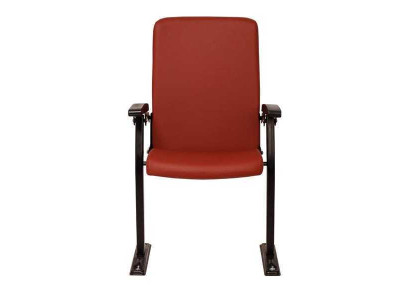 Armchair Sofa 1 Seater for Theater Design Luxury Red Armchair Art Deco Textile new