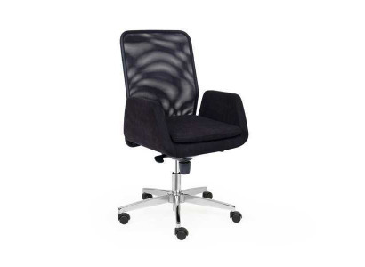 Armchair Textile Upholstery Swivel Computer Chairs Furniture Office Chair Executive Chair