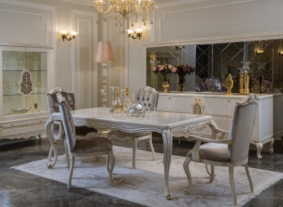 Classic r 7-piece stylish dining room garnitu