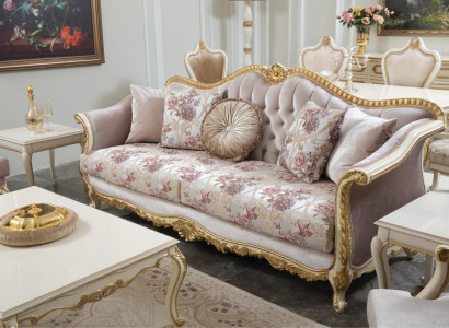 Sofa 3 Seater Classic Couches Luxury Furniture Sofas Fabric Couch Three Seater