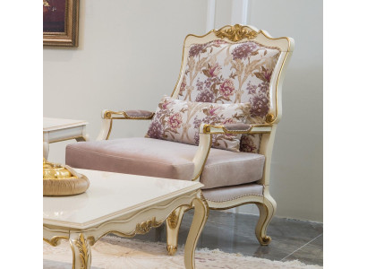 Luxury Furniture Design Armchair Classic s Design Throne Textile Living room