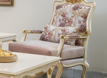 Luxury Furniture Design Armchair Classic s Design Throne Textile Living room