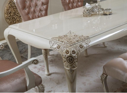 Luxury Dining table Design Table Dining room Tables Wooden Tables Italian Furniture 228cm
