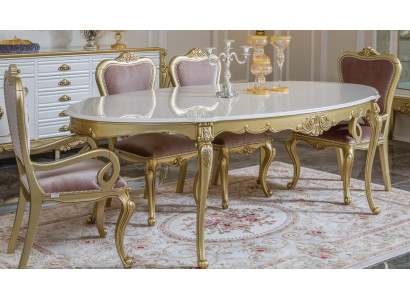 Dining table Luxury Table Luxury wooden table Italy Dining room Tables Classic Furniture